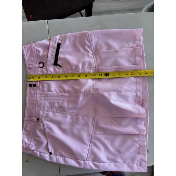 GG Blue Boca Women's Golf Skort Pink & Black kick pleat sz 6. Very Cute, Pockets - Picture 7 of 9